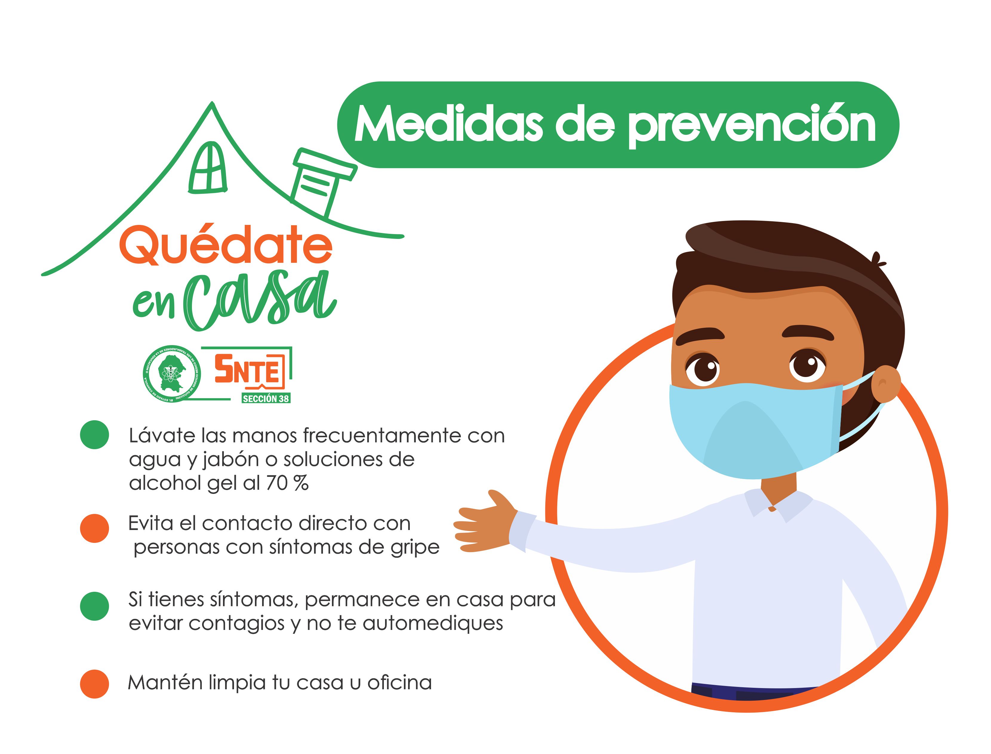 Instituto Servicio Medico Seccion 38 Medidas de Prevención